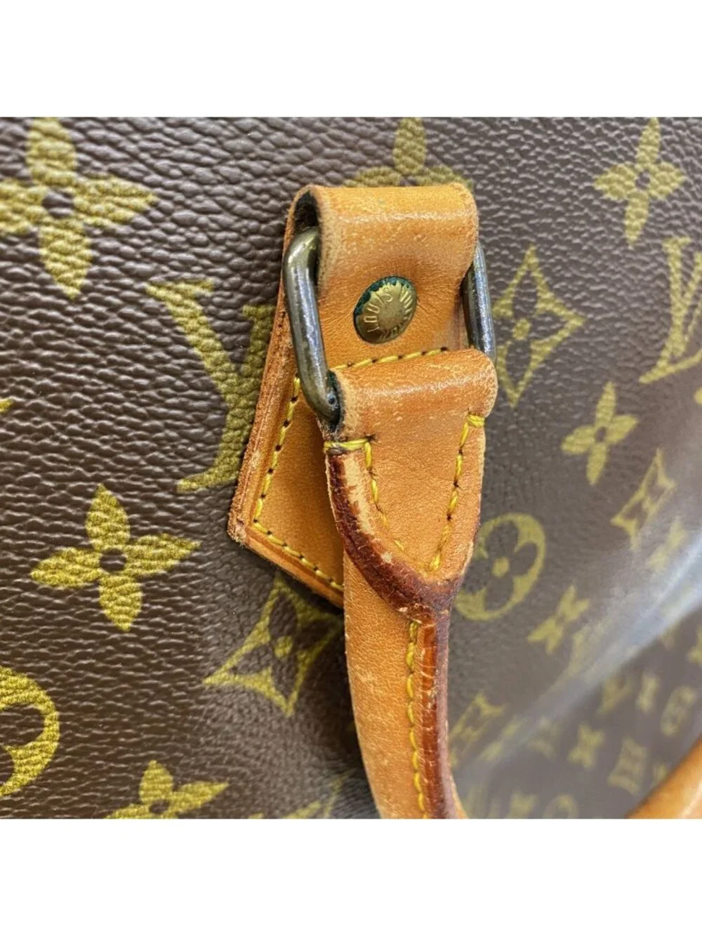 Louis Vuitton Tote Bag Monogram Sac Plat Brown